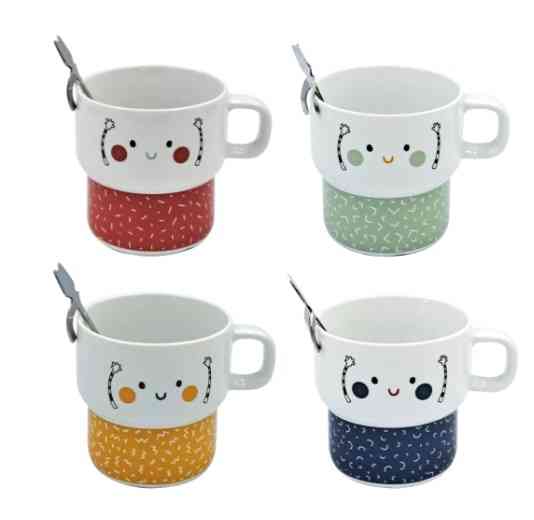 Кружка Vittora Рум'яні щічки з ложкою VT-C-98290 290 мл Київ