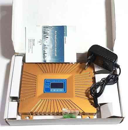 Усилитель сотовой связи двухдиапазонный OS-1770-GW 3G/4G 2100 + GSM 900/4G LTE 900 MГц, 400-500 кв.  Дніпро