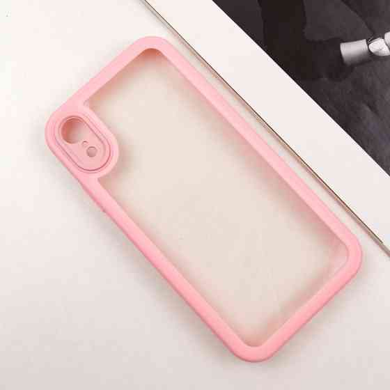 TPU чехол Transparent + Colour 1,5mm для Apple iPhone XR (6.1") Херсон