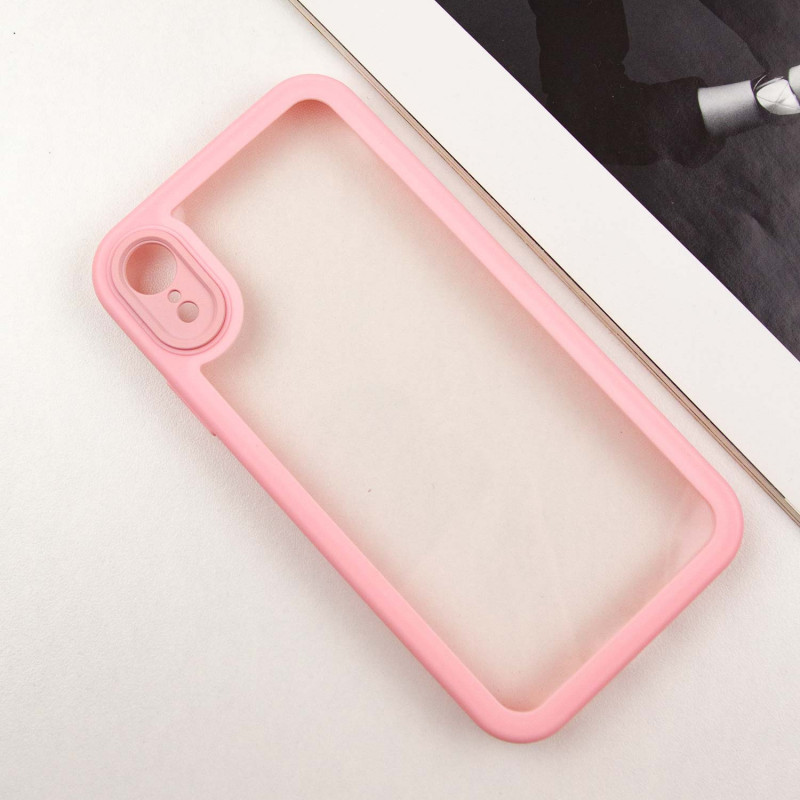 TPU чехол Transparent + Colour 1,5mm для Apple iPhone XR (6.1") Херсон - зображення 3