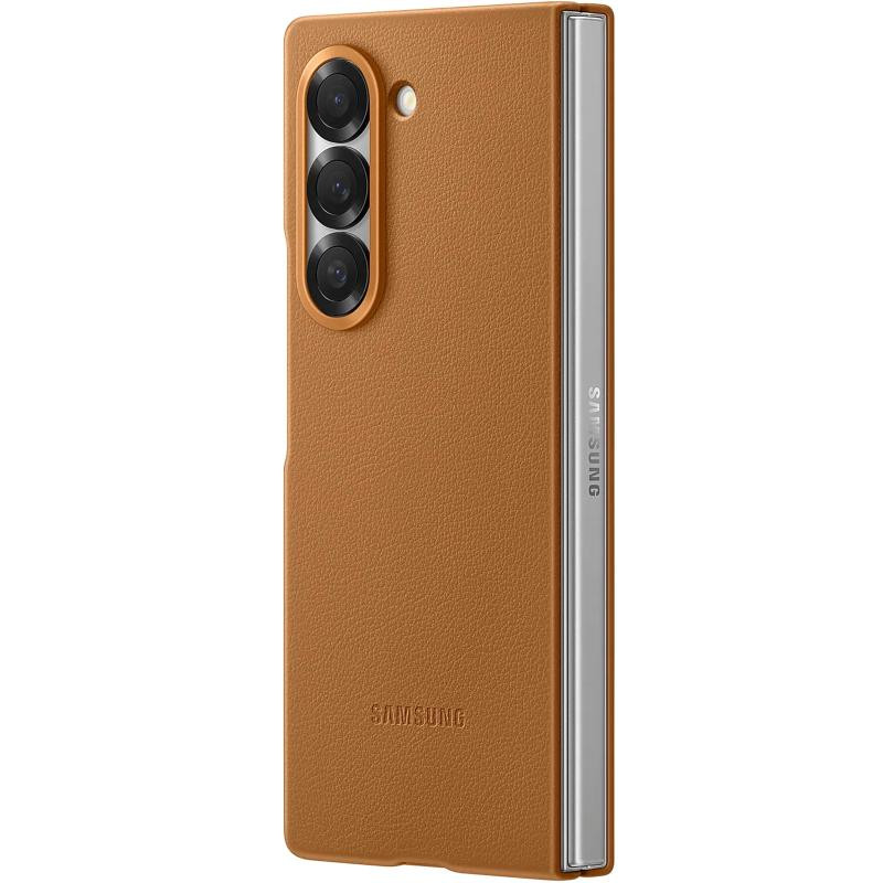 Кожаный чехол Leather Case (AAA) для Samsung Galaxy Z Fold6 Херсон - зображення 4