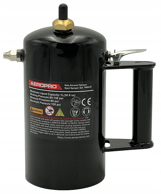 Пневматический распылитель для технических жидкостей (0.9л, 5.5-10.3 БАР) AEROPRO RP8416 Харків - зображення 4