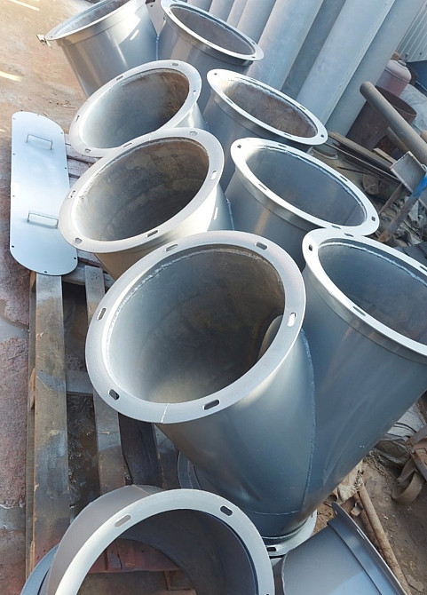 Ввод одинарный д. 220 мм, 45 град. СВО4 элеваторного самотека Киев - изображение 5