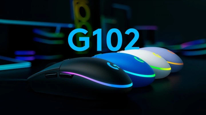 Мышь компьютерная безпроводная Logitech G102 Lightsync USB Blue L910-005801 синяя Київ - зображення 3