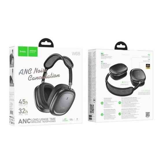 Bluetooth-гарнітура Hoco W68 Calma Metal Grey Харьков
