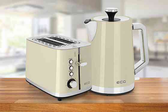 Тостер ECG ST 2766 Vintage Vanilla 925 Вт бежевый Киев
