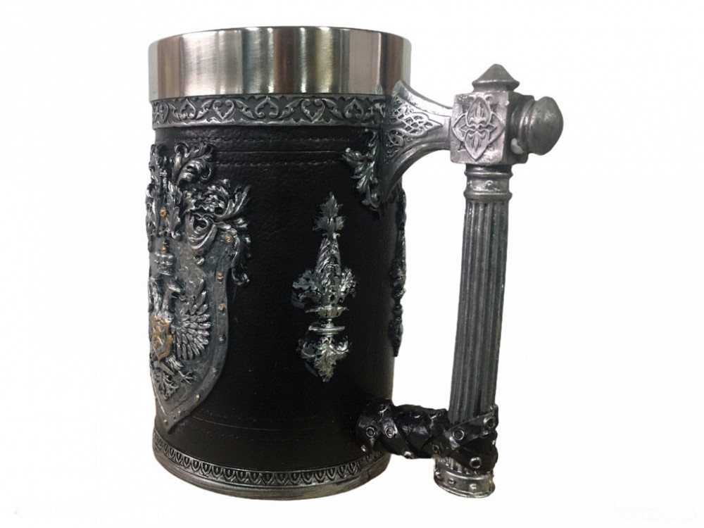 Кружка Чашка 3D Skull Mug Череп Пивная кружка Двуглавый Орёл Київ - зображення 6