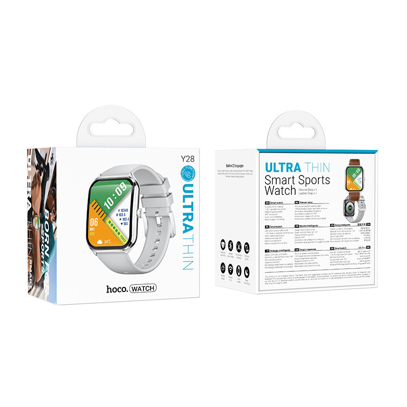 Смарт-часы Hoco Smart Watch Y28 AMOLED Smart sports watch (call version) Херсон - изображение 4