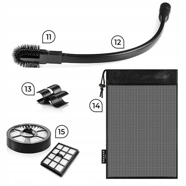 Пылесос Mozano Smart СyСloniС Biały AGD-ODK-B-02-BIAL 4000 Вт белый Київ - зображення 5
