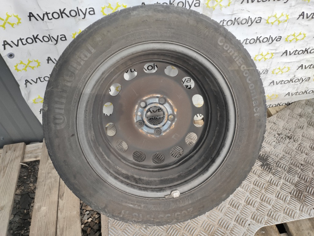 Диск металлический с шиной 205/55 R16 VW Touran 2004-2010 Ковель - изображение 7