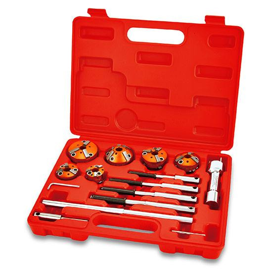 Набор фрез регулируемых (шарошки) для седел клапанов ДВС 15ед.  TOPTUL JGAI1502 Харьков - изображение 1