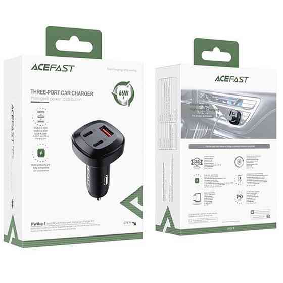 АЗУ Acefast B3 PD66W+QC4.0 (1USB-A/2C) Херсон