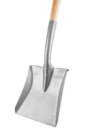 Лопата совковая MASTERTOOL 225х275х1200 мм молотковая покраска с деревянной ручкой и держаком 14-626 Харків