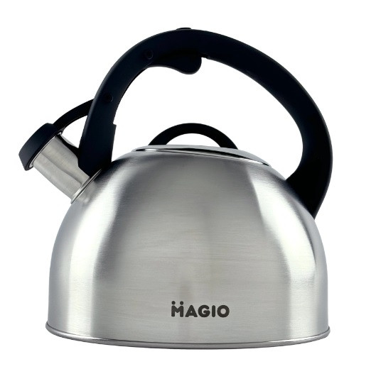 Чайник зі свистком Magio MG-1192 2.5 л сріблястий Киев - изображение 1