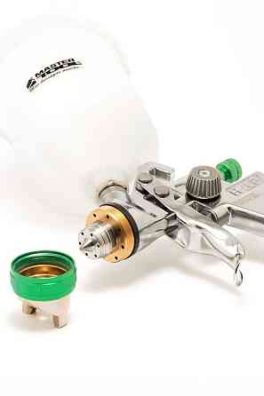 Краскопульт пневматический MASTERTOOL HVLP GLAZE ВПЛБ 600 мл Ø 1,3 мм круглый/плоский факел 150-220  Харьков