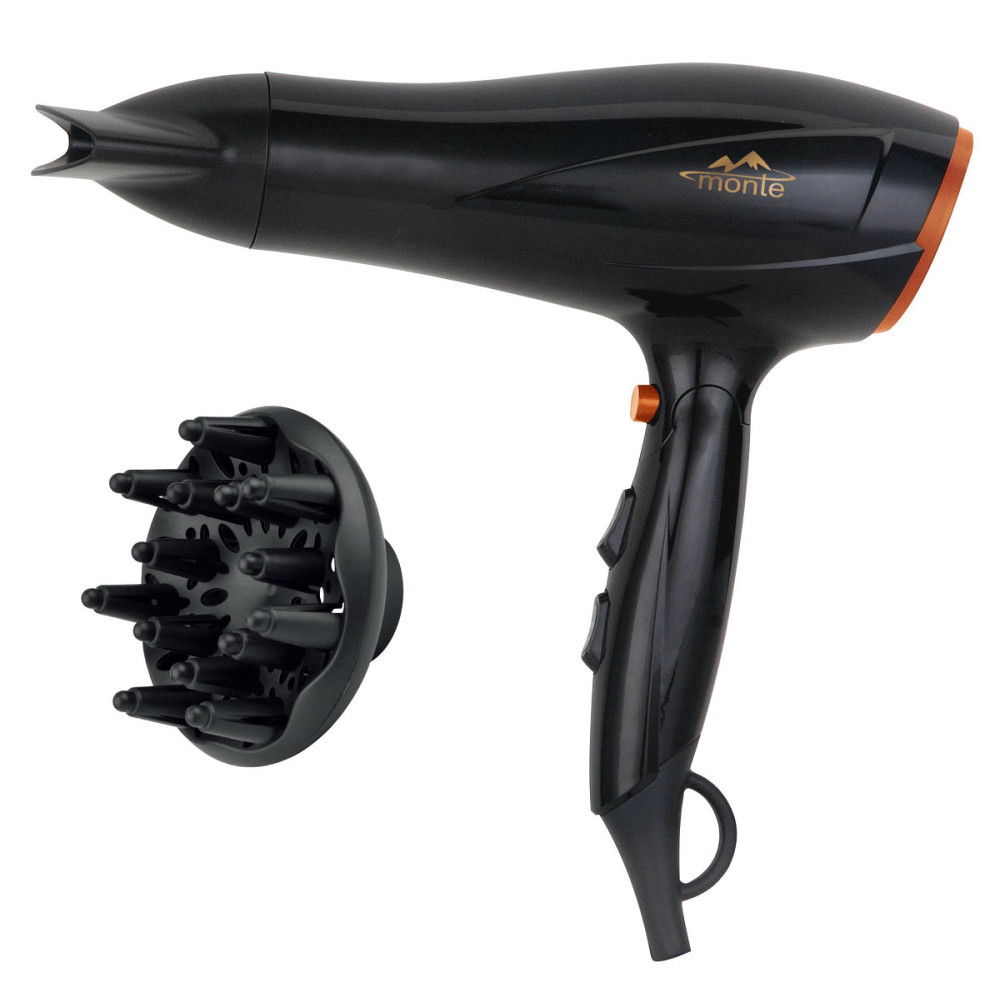 Фен Monte MT-5220 2600 Вт черный Київ - зображення 2