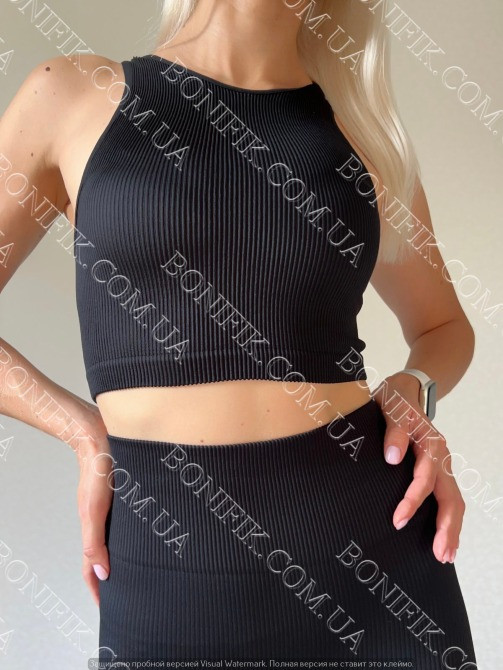 Женский бесшовный топ Halter Top Rib Кривой Рог - изображение 5