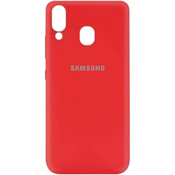 Silicone Case Samsung A40 Red (Код товару:12848) Харків - зображення 1