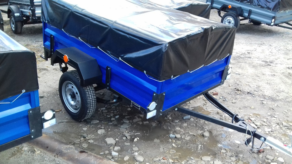 Тент на легковий причіп Креон 2,20 х 1,30 ПВХ Єврофура Баришівка - зображення 3