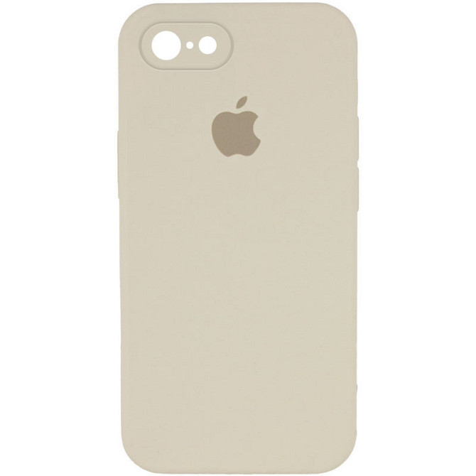 Чехол Silicone Case Square Full Camera Protective (AA) для Apple iPhone 7 / 8 / SE (2020) (4.7") Херсон - зображення 1