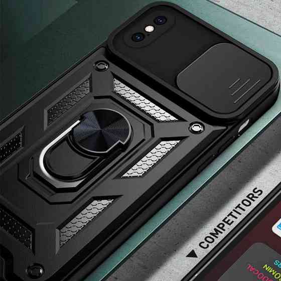 Ударопрочный чехол Camshield Serge Ring для Apple iPhone X / XS (5.8") Херсон