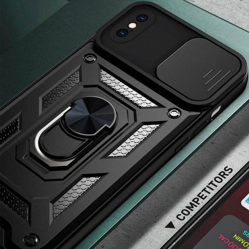 Ударопрочный чехол Camshield Serge Ring для Apple iPhone X / XS (5.8") Херсон - изображение 3