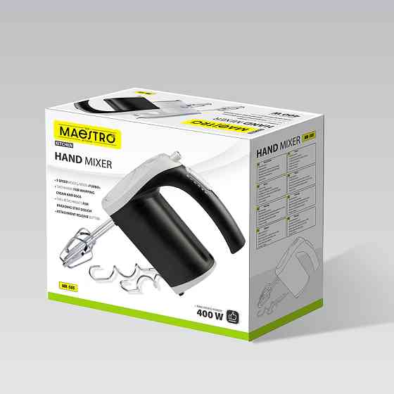 Миксер ручной Maestro MR-505White 400 Вт белый Киев