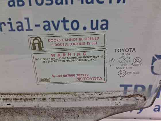 Стекло двери переднее левое Toyota Prado J120 4.0 1GR-FE 2002 (б/у) Київ