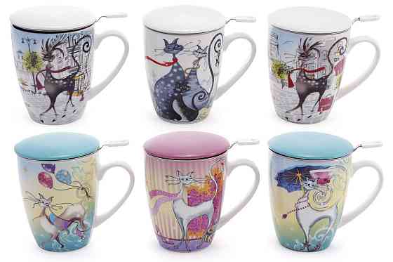 Кухоль заварювальний Bona Di Паризькі коти 577-547 350 мл Киев