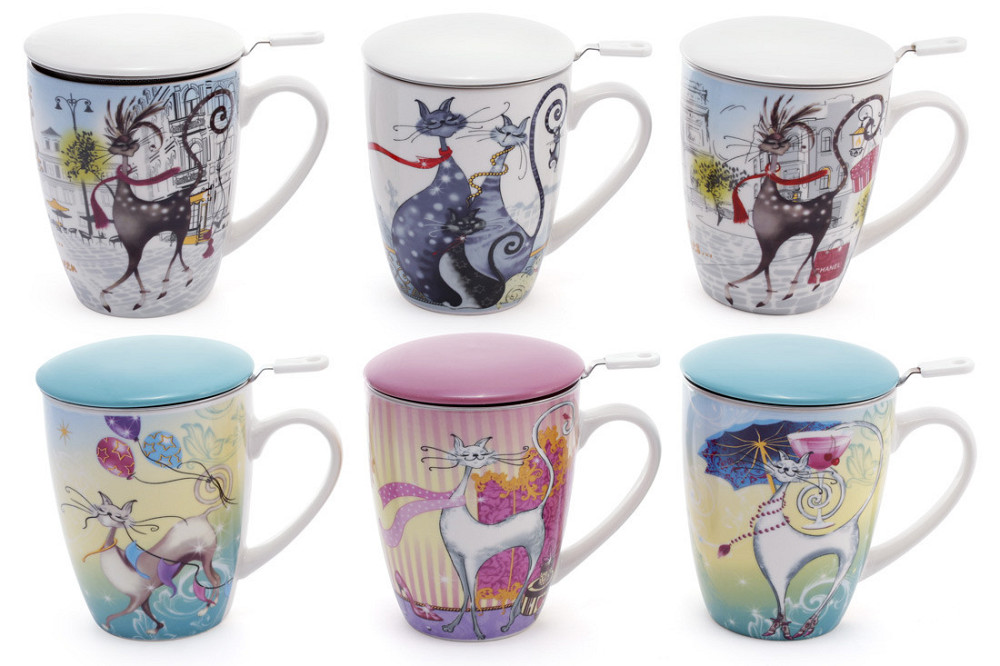 Кухоль заварювальний Bona Di Паризькі коти 577-547 350 мл Киев - изображение 1