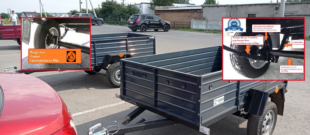 Прицеп універсал підсилений від виробника з доставкою Прилуки - изображение 2