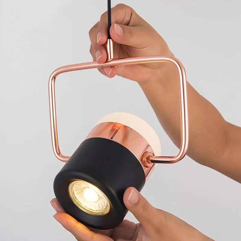 Люстра стельова LED H9805/1-k Золото 22-100х19х19 см. Киев - изображение 1