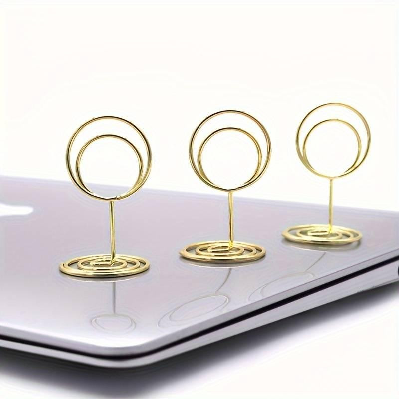 Подставка для карточек рассадки гостей, ценникодержатель Leeseph 10шт золото MV038 Одеса - зображення 4