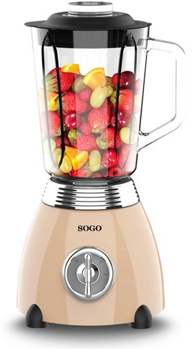 Блендер стационарный SOGO SS-5565 500 Вт бежевый Київ - зображення 5