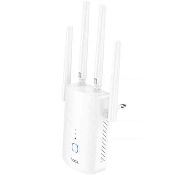 Беспроводной Wi-Fi репитер Hoco HI35 300Mbs 2.4GHz Херсон