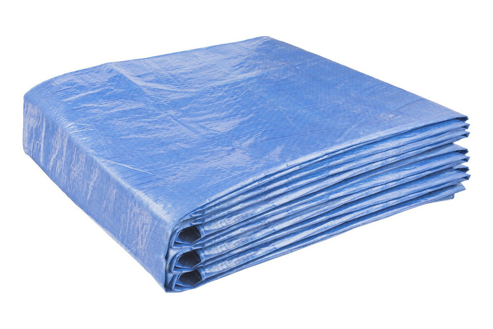 Тент универсальный MASTERTOOL TARPAULIN 5 × 8 м 65 г/м² Blue 79-9508 Харьков - изображение 6