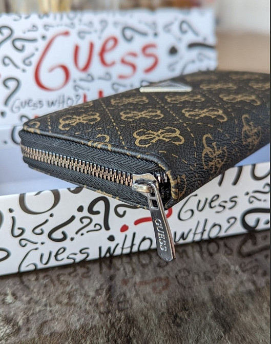 Брендові гаманці жіночі Модні жіночі гаманці Guess великий AN63 Киев - изображение 2