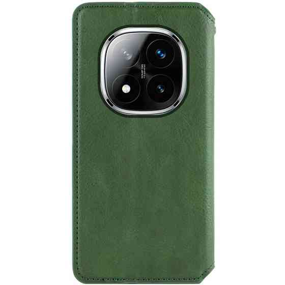 Кожаный чехол-книжка GETMAN Cubic (PU) для Xiaomi Redmi Note 15 Pro 4G Херсон