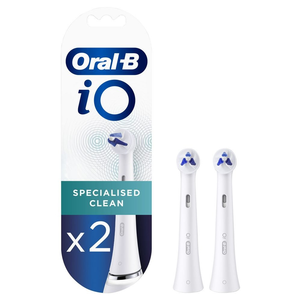 Насадка до електричної зубної щітки Braun Oral-B iO Specialised Clean White SCW-2 2 шт біла Киев - изображение 1