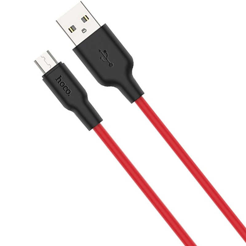 Дата кабель Hoco X21 Plus Silicone MicroUSB Cable (1m) Херсон - зображення 4