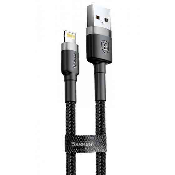 Дата кабель Baseus Cafule Lightning Cable 2.4A (1m) (CALKLF-B) Херсон