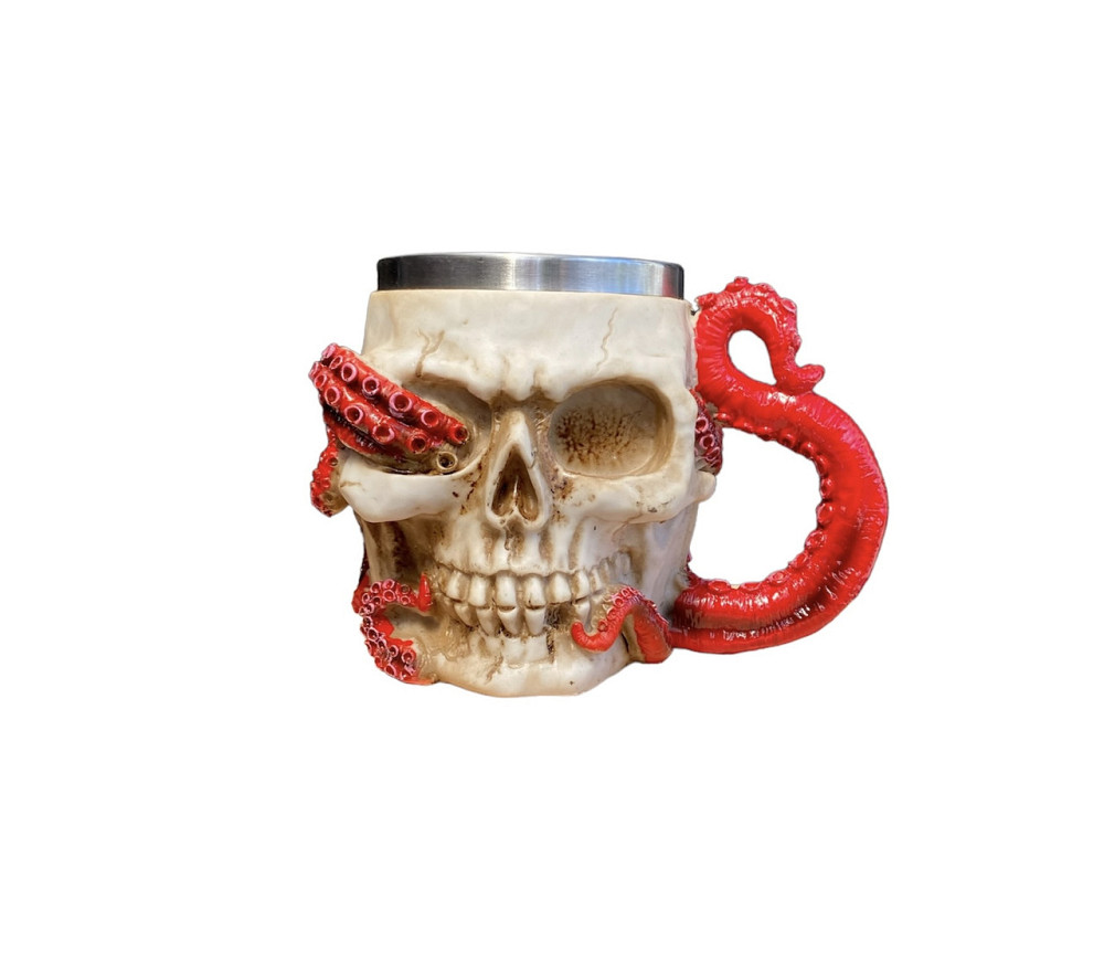 Чашка 3 Череп с Осьминогом 400 мл Київ - зображення 3