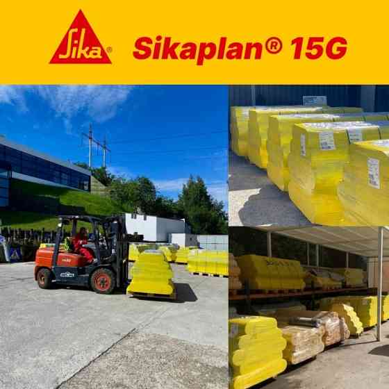 Покрівельна ПВХ мембрана Sikaplan G-12, G-15, G-18, G-20 армована Вишневе