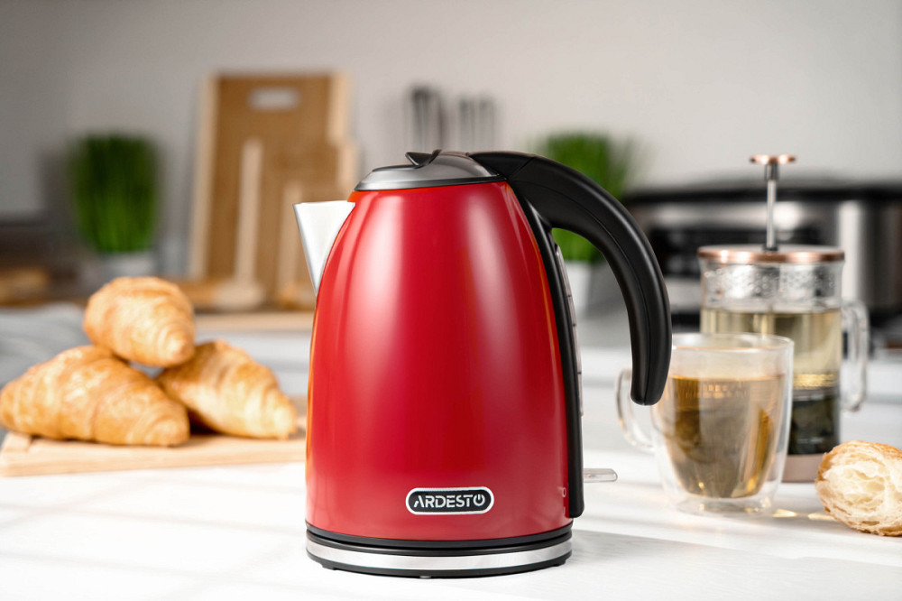 Электрочайник Ardesto EKL-F340R 1.7 л красный Київ - зображення 1