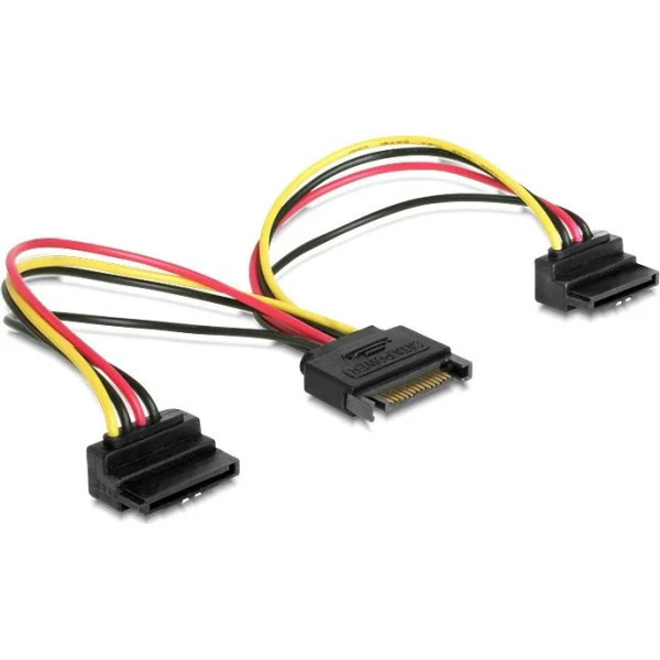 Кабель живлення Cablexpert 2xSATA - SATA 0.15 m (CC-SATAM2F-02) (Код товару:40460) Харків - зображення 1