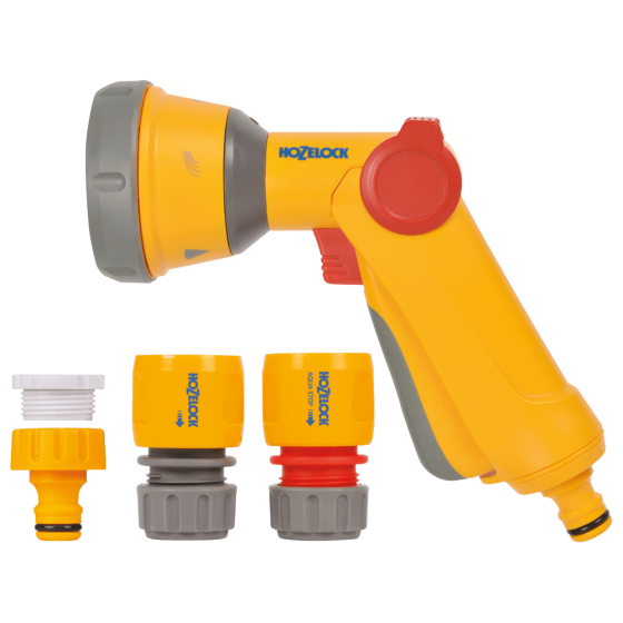 Пистолет - распылитель + 3 коннектора Multi Spray Soft Touch Starter Set HoZelock 2343 Київ