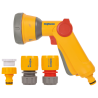 Пистолет - распылитель + 3 коннектора Multi Spray Soft Touch Starter Set HoZelock 2343 Київ