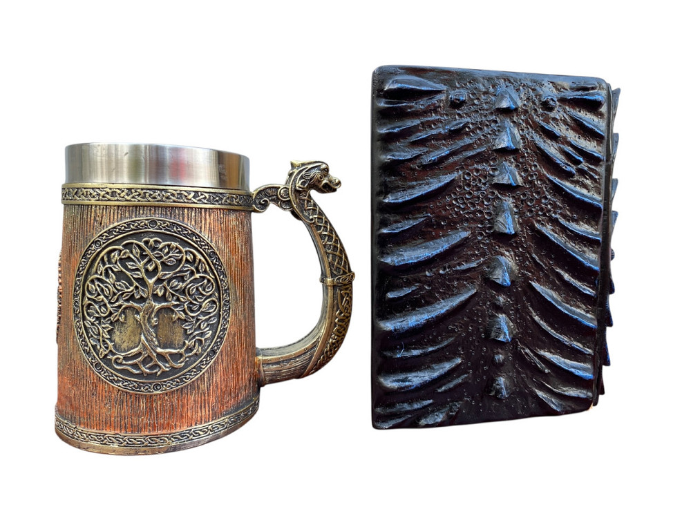 Подарочный набор Кружка 3D Викинг и Дракон и Блокнот 3D «Книга Теней и Глубин» Київ - зображення 2