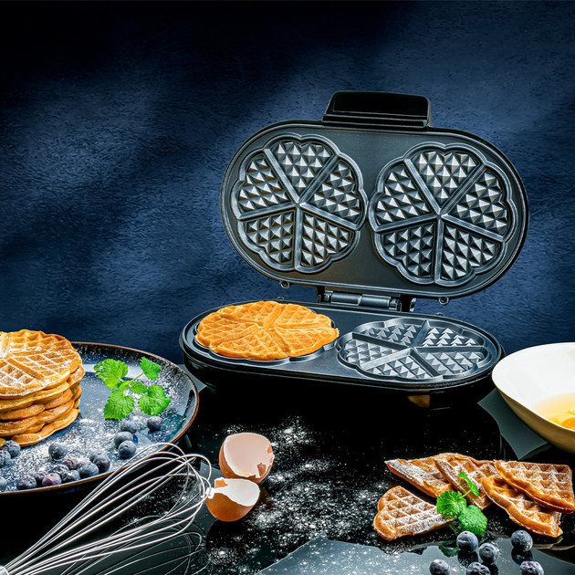 Вафельница First FA-5305-2 1000 Вт черная Киев - изображение 3