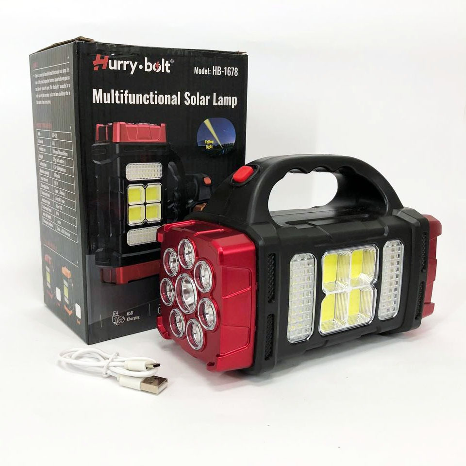 Ліхтар кемпінговий з сонячною панеллю та повербанком HB-1678 Луцк - изображение 5
